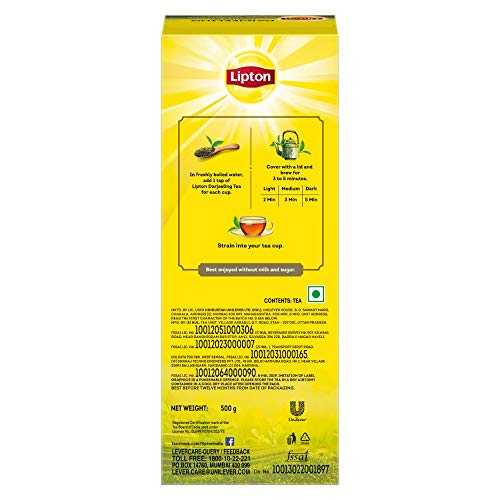 Image of Lipton Darjeeling Tea 250 Gram + Darjeeling Green Tea 500 Gram