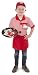 Melissa & Doug Server Role Play Costume Dress-Up Set with Realistic Accessories