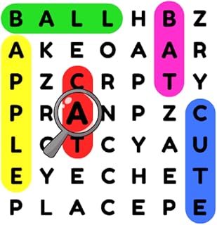 Caça-palavras para crianças: jogo de quebra-cabeça de caça-palavras para crianças de 4 a 10 anos