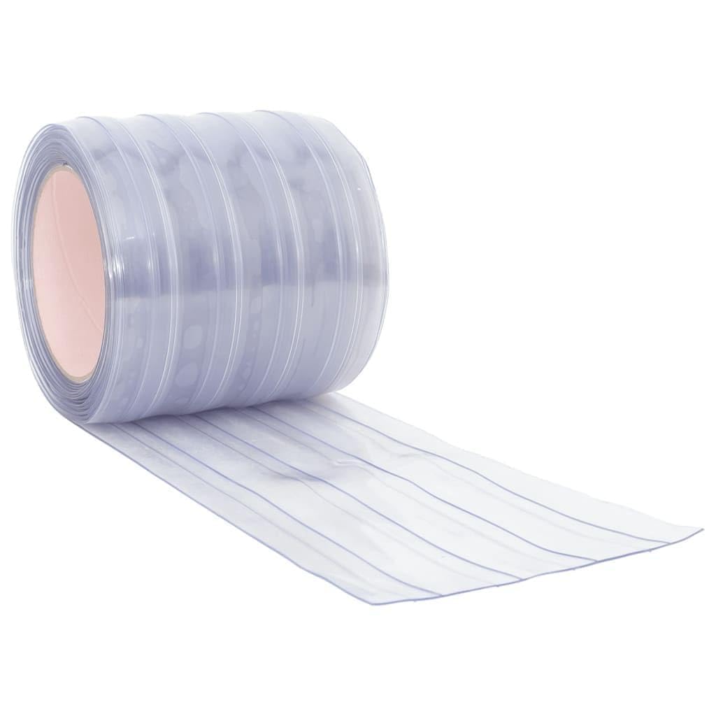 Przezroczysta kurtyna paskowa PVC 200 mm x 1,6 mm, 25 m, zasłona drzwiowa
