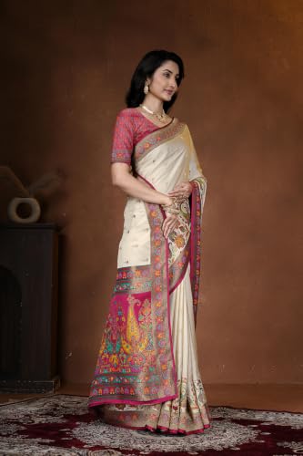 Navshanya Silk kashmiri silk saree – image 2