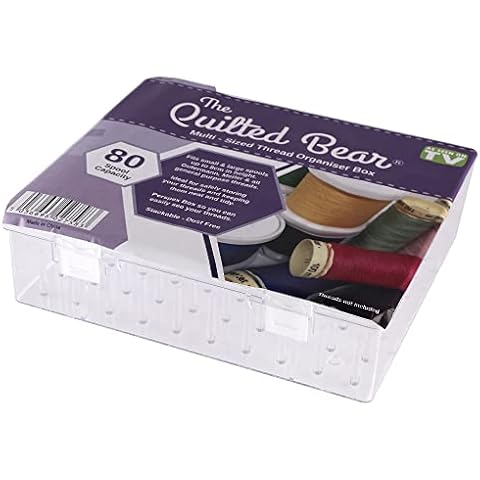 The Quilted Bear 80 Spool Thread Box Cover