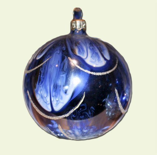 Baumkugelsortiment Naturzeit Blau - Baumschmuckset 39 Teile