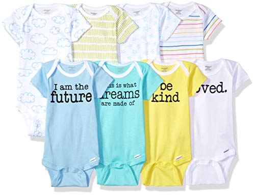 Onesies Brand Baby 8-Pack Bodysuits, Inspiration Clouds, 3-6M