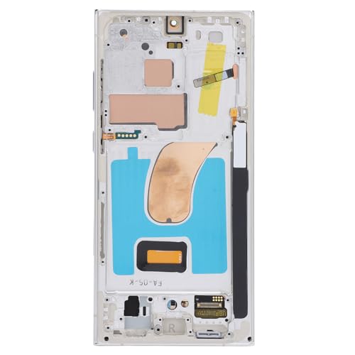 Garsent 6,8 Pouces AMOLED Original pour S23 Ultra 5G, écran Tactile Numériseur S23 Ultra 5G SM S918U SM S918A SM S918W, écran LCD de Remplacement avec Cadre, testé Avant
