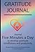 Produktbild Gratitude journal: Journal Five minutes a day to develop gratitude, mindfulness and productivity By Simple Live 10642