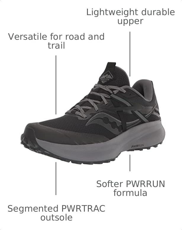 Image of Saucony Womens Ride 15 TrTrail Running Shoe