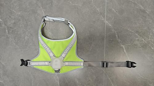 XLIFE LED Dog Harness Size-S Color-Yellow