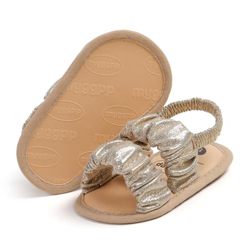Image of Infant Baby Boys Girls Summer Sandals Party Wedding Dress Flats Shoes Newborn Crib Shoes First Walkers Prewalkers 0-18 Months