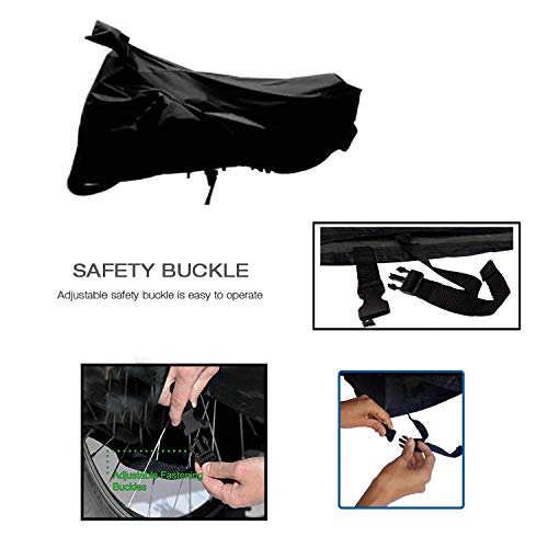 Image of Kandid Black Bike Body Cover Polyester Fabric 6072