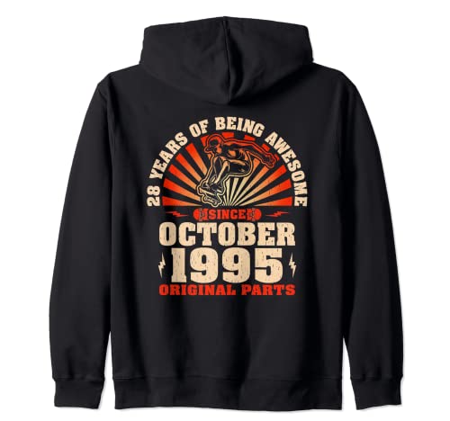 28 años de edad, patinadores, patinadores, octubre de 1995, cumpleaños 28 Sudadera con Capucha