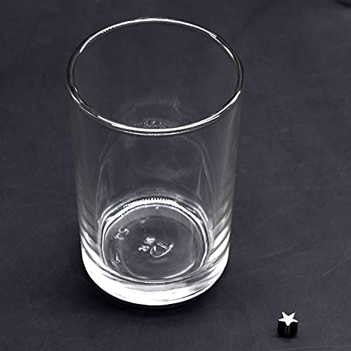 SUMAG Magiczne sztuczki 6 szt. szkło samowybuchowe (małe, H8,5 * śr. 5,7 cm) profesjonalne magika scena zbliżenie iluzja akcesoria do mentalizmu