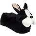 Silver Lilly Animal Slippers - Plush French Bulldog Dog Slippers by (Medium)