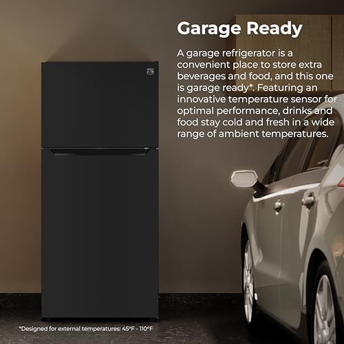 Kenmore 18.1 cu. ft. 30" Wide Top Mount Refrigerator - Black - image 9