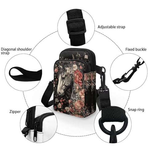 Image of Lightweight Small Crossbody Bags Cell Phone Purses Travel Pouch Shoulder Bag for Women