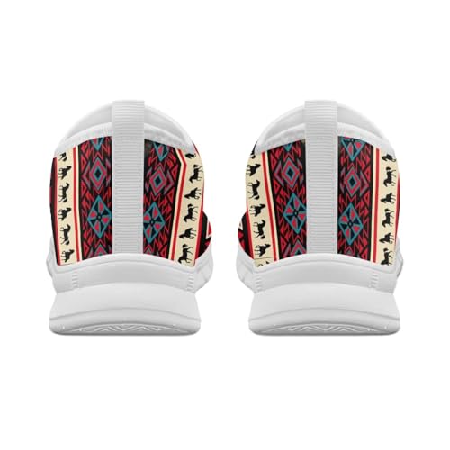 Women's Slip on Loafers Walking Sneakers Breathable Athletic Tennis Running Shoes4