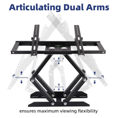 Support mural inclinable TV 26 55 pouces orientable VESA 400x400 - 3
