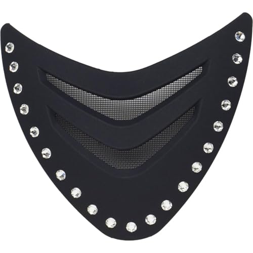 One K CSCS Crystal Front Shield : accessoire de personnalisation pour casque équitation