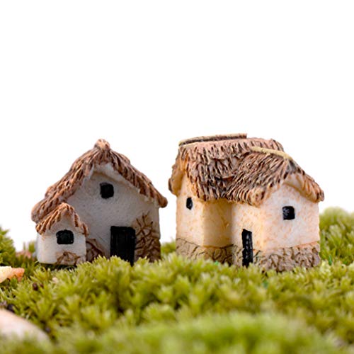 4 Pcs Enfeites Em Miniatura Miniaturas De Caixa De Areia Enfeites De Vidro Em Miniatura Estatuetas D