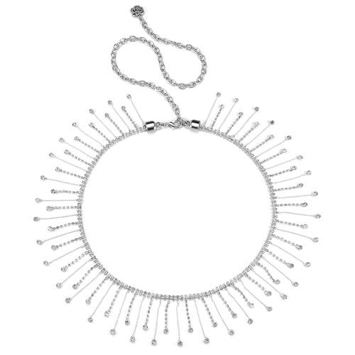 Chaîne de taille avec strass pour accessoiriser une robe de soirée