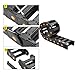 Qimoo 39.3 inch Plastic Drag Chain Cable Carrier, 1m Open Type Wire Drag Chain Cable Carrier R200 45x125mm Cable Drag Chain for CNC Router Electronic Industrial Machine