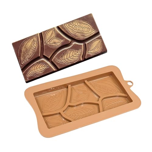 Molde De Silicona Para Barras De Chocolate, Molde de Fácil Liberación, Moldes Desmontables para Caramelos de Chocolate, Para Trufa, Cocina, Fiestas, Manualidades, Brownie