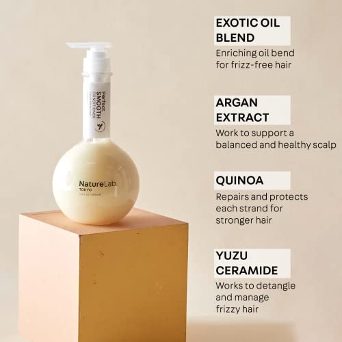 Naturelab. Tokyo Perfect Smooth Conditioner: Lightweight Moisturizing Conditioner For Smoother Frizz-Free Hair I 11.5 Fl Oz / 340Ml #TOP3