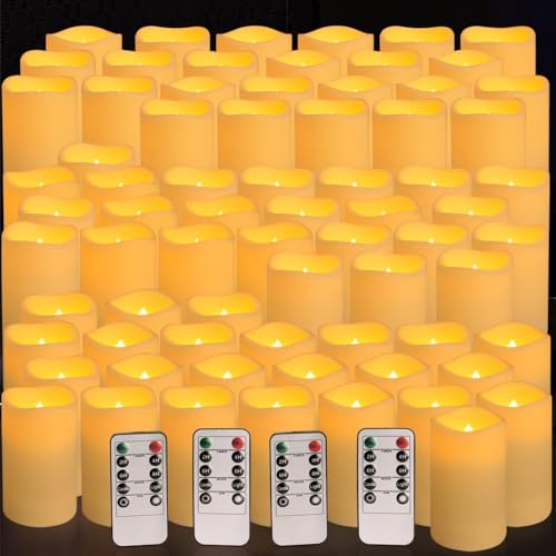 Bougies LED avec télécommande pour décoration extérieure sécurisée sans risque de flamme - 7
