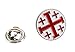 Gemelolandia | Broche de Solapa Croix des lieux saints de Jérusalem | Accessoires Originaux Pour Hommes et Enfants Pour vestes, blazers ou pulls