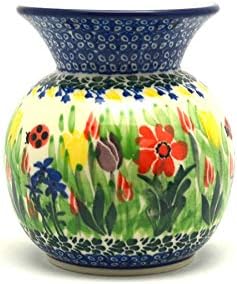 Polish Pottery Bubble Vase - Unikat Signature - U3787