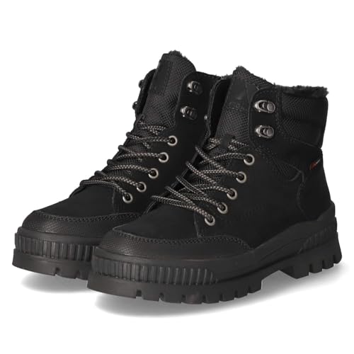 Rieker W2176, Botas con Cordones Mujer, Negro, 43 EU