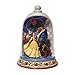 GUND Enesco Jim Shore 6008995 Figurine Disney Traditions La Belle et la Bête Rose Dome Multicolore 10.3 in H x 7.08 in W x 7.08 in L