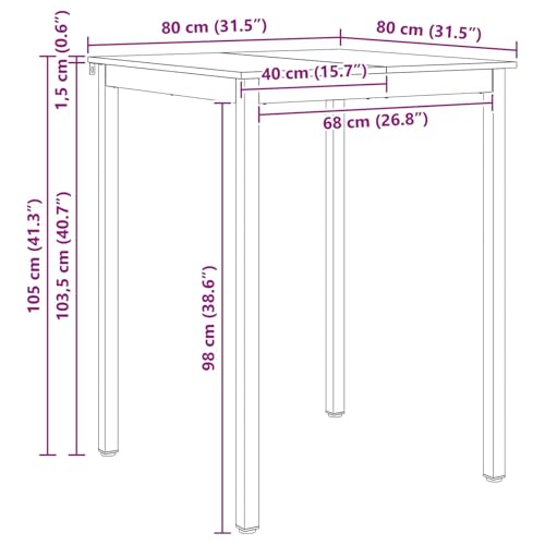 Table de bar blanche pour cuisine et repas conviviaux - 3