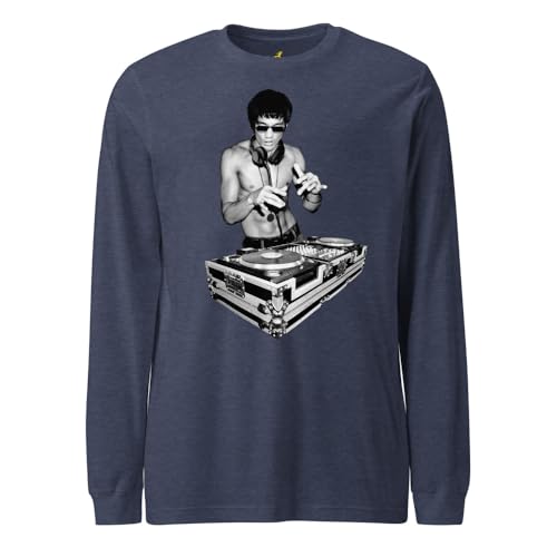 Bruce Lee DJ Dragon Original Unisex Long Sleeve Tee