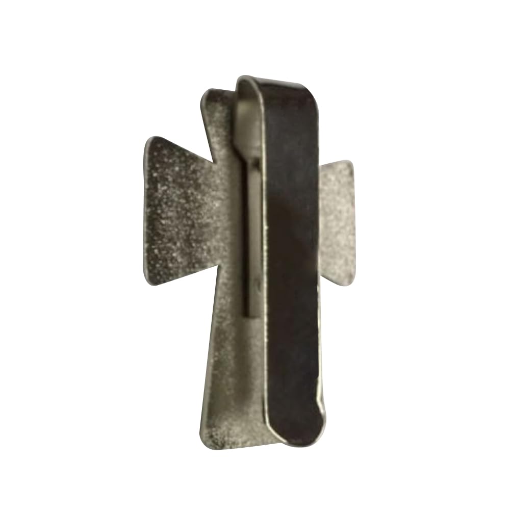 Sterling Gifts Serenity Prayer Cross Auto Visor Clip Chrome, One Day at a Time