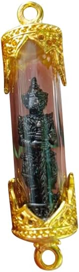Miniatura 1 de Takrut & PHA Yant Thai Magic Amulet Power Wessuwan Estatua de Dios Gigante Wessuwan Dios Gigante Talismán Tela Mantra Protección Peligro Espíritu
