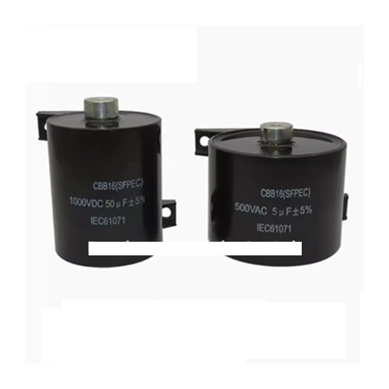 POWTAXBJGD CBB16 Welding Machine Capacitor 500VDC 500V 1200VDC 1200V 1400VDC 1400V 4UF 5UF 6UF 10UF 20UF High Frequency Filter Capacitor(1400V10UF 50X60MM)