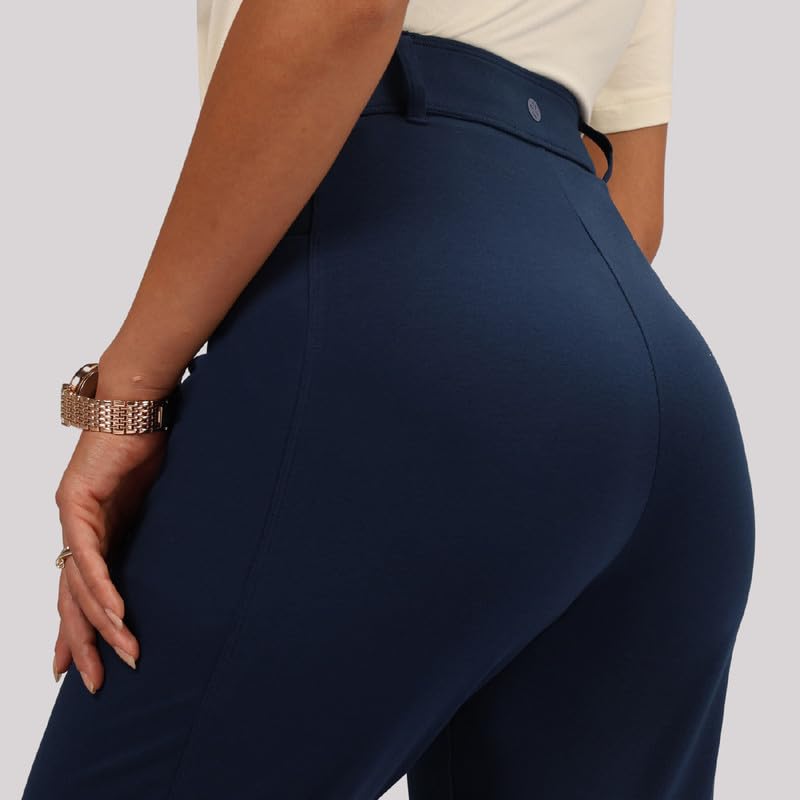 Image of Blissclub Womens AM:PM Air Straight Pants - Cotton