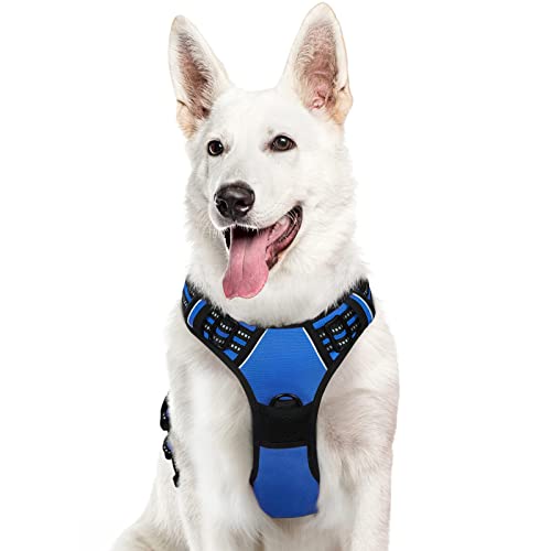 Image of Eagloo Dog Harness for Large Dogs, No Pull Pet Vest with 2 Leash Clips