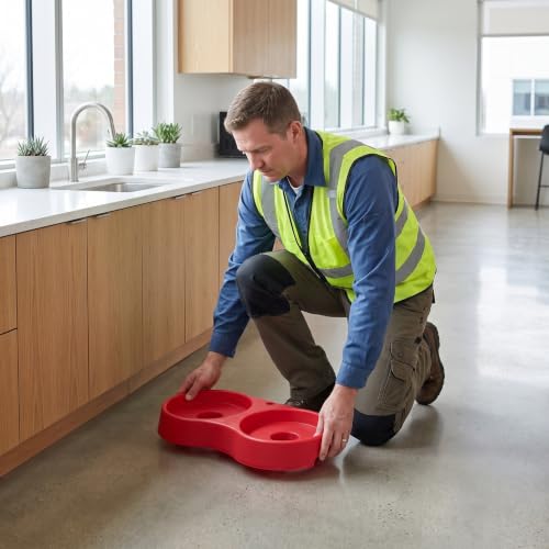 Soporte para extintor ABOOFAN, protector estable para garajes y parkings 7