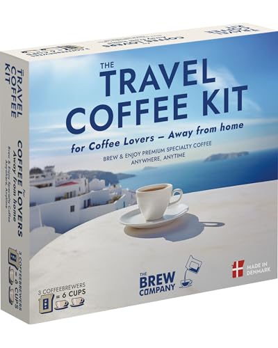 Innovatives Kaffee Geschenk Set für Unterwegs - 3 Beste Single Estate Spezialitäten & Bio Kaffees Aus Aller Welt | Brauen & Genießen Sie Jederzeit & Überall | Probierset für Kaffeeliebhaber