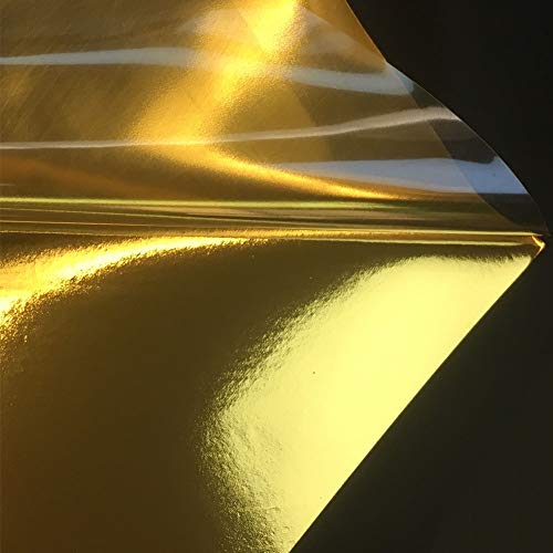 Tvinyl Warehouse Vinil de transferência de calor HTV folha dourada para camiseta e vestuário 30,5 cm