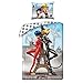 Halantex Miraculous Ladybug Cat Noir MIR4343 - Juego de sábanas infantil, 140 x 200 cm