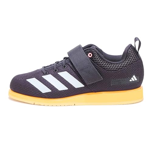 adidas Unisex-Adult Powerlift 5 Weightlifting, Aurora Black/Zero Metallic/Spark, 7.5