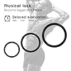 QiKKago 3 Anneaux De Sport en Silicone Noir éLastique DifféRents pour AméLiorer L'Endurance, Augmenter La Dureté Musculaire Et La DuréE De l'exercice - K31 #2