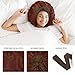3Pcs Jumbo Bonnet for Sleeping, Silk Satin Hair Bonnets with Tie Band for Curly Hair Braids