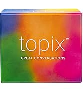 TOPIX - 424 Conversation Starters, Family Dinner Conversation Cards & Date Night Ice Breaker Topi...