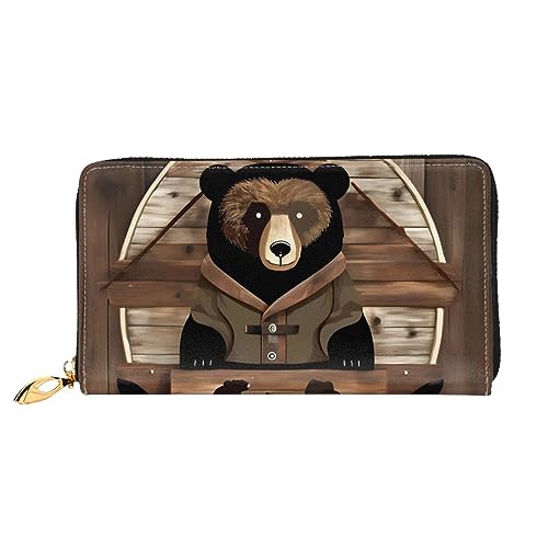 Portefeuille femme 19 x 10 cm zippé noir avec porte-cartes intégré