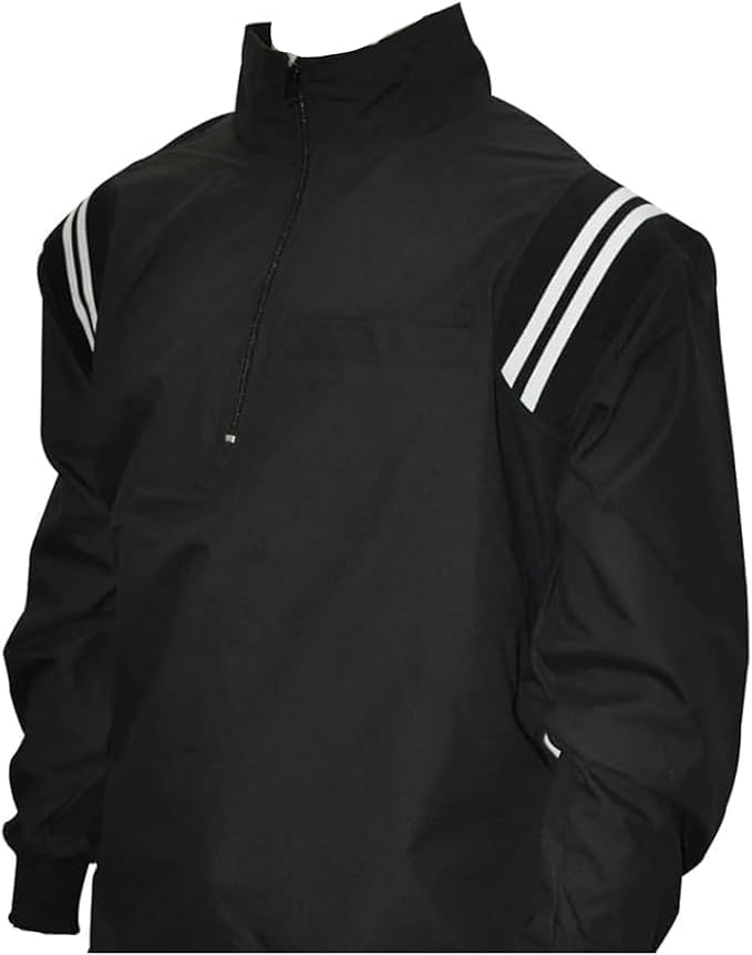Smitty BB-S322 Major League Style Baseball Softball Water Resistant Microfiber Shell Pullover Umpire Jacket