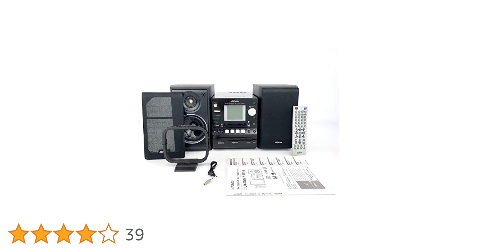 【未使用品】UX-LP77-B JVC ケンウッド ミニコンポ ブラック JVC、省スペースなデザインのNFC対応Bluetoothミニコンポ - 価格.com